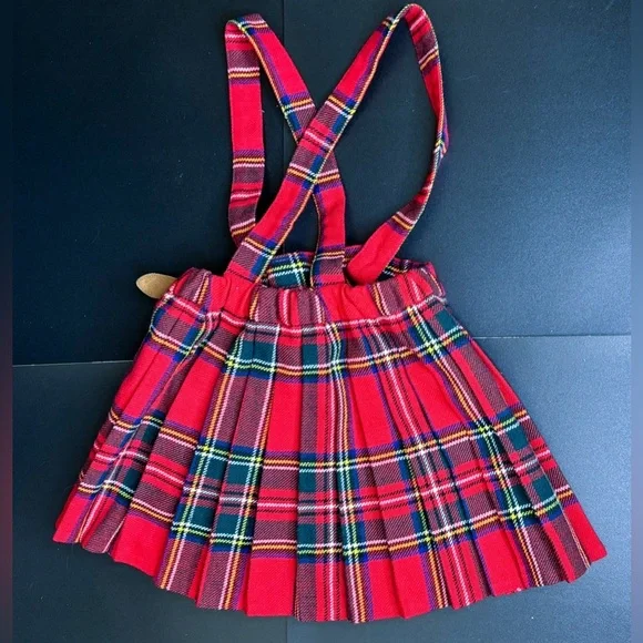Childs St Michael Tartan Plain Kilt Size 2 Wool Blend Authentically Scottish - Picture 4 of 4